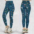 Cute Spooky Classic Monster Legging