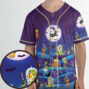 Horror Night The Simpsons Unisex Baseball Jersey