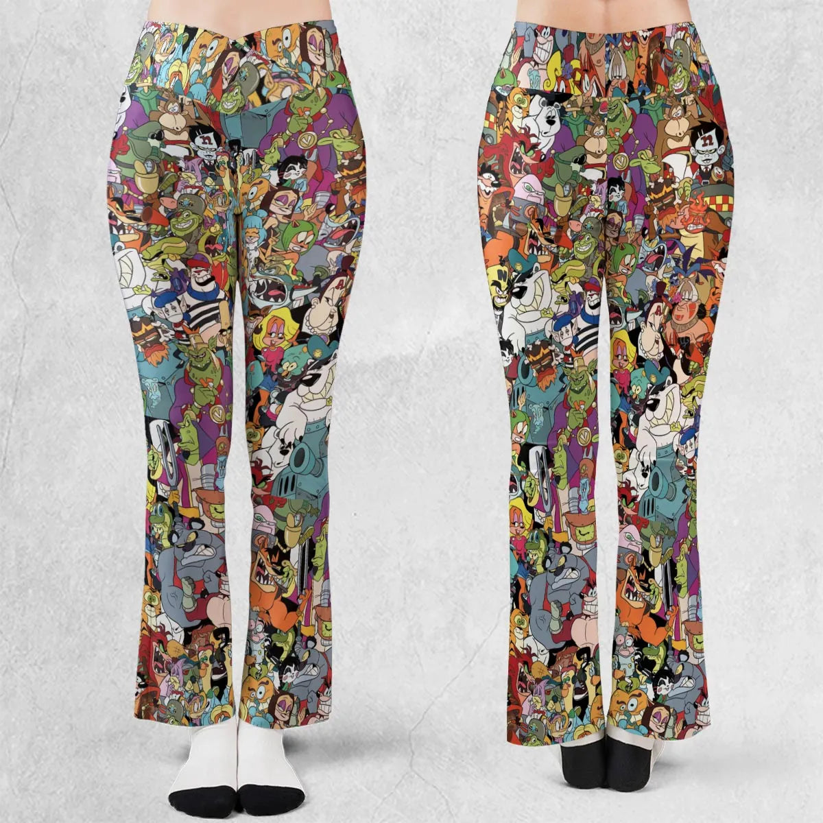 Retro Gamer Crash Bandicoot Flare Leggings