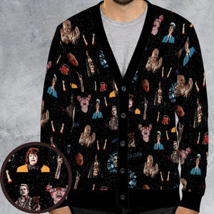 Total Recall Pattern Cardigan
