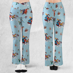 Song of The South Characters Flare Leggings