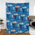 Anchor Chic Anchorman Fleece Blanket