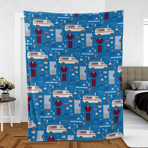 Anchor Chic Anchorman Fleece Blanket