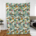 Super Mario Boo-Bies Pattern Fleece Blanket