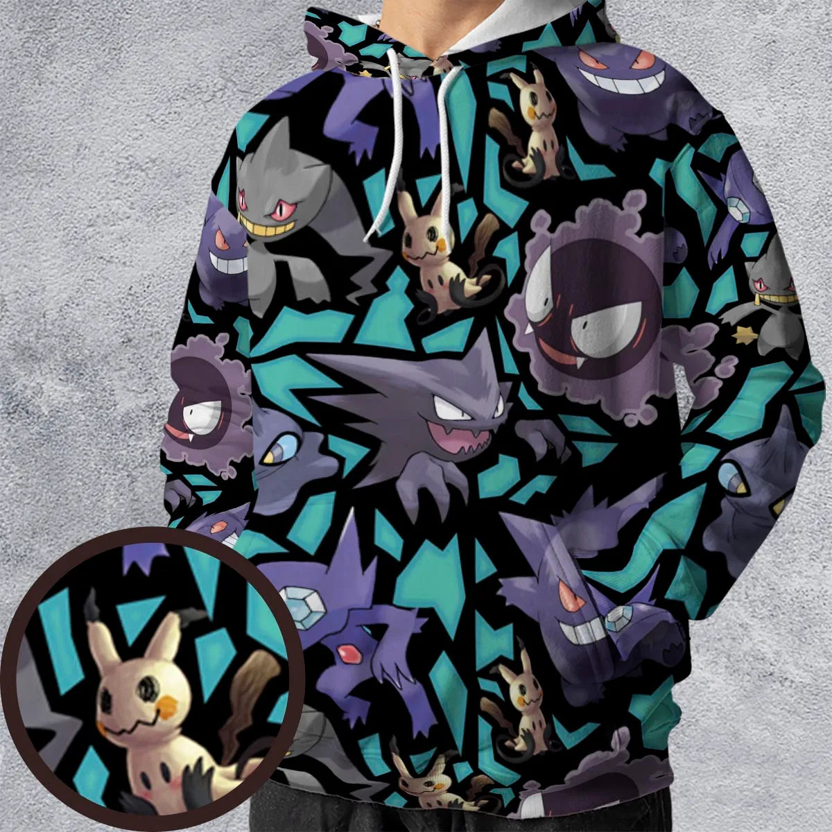 Ghost Type Pokemon All-over Print Hoodie