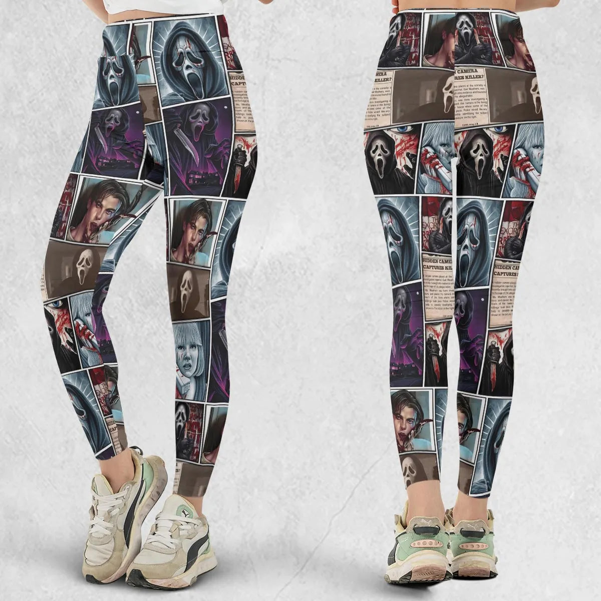 Scream Ghostface Horror Movie Halloween Legging