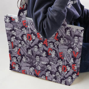 Chainsaw Evil Dead  Seamless Large Tote Bag