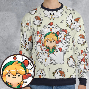 Impossible Situation The Legend of Zelda All-over Print Sweatshirt