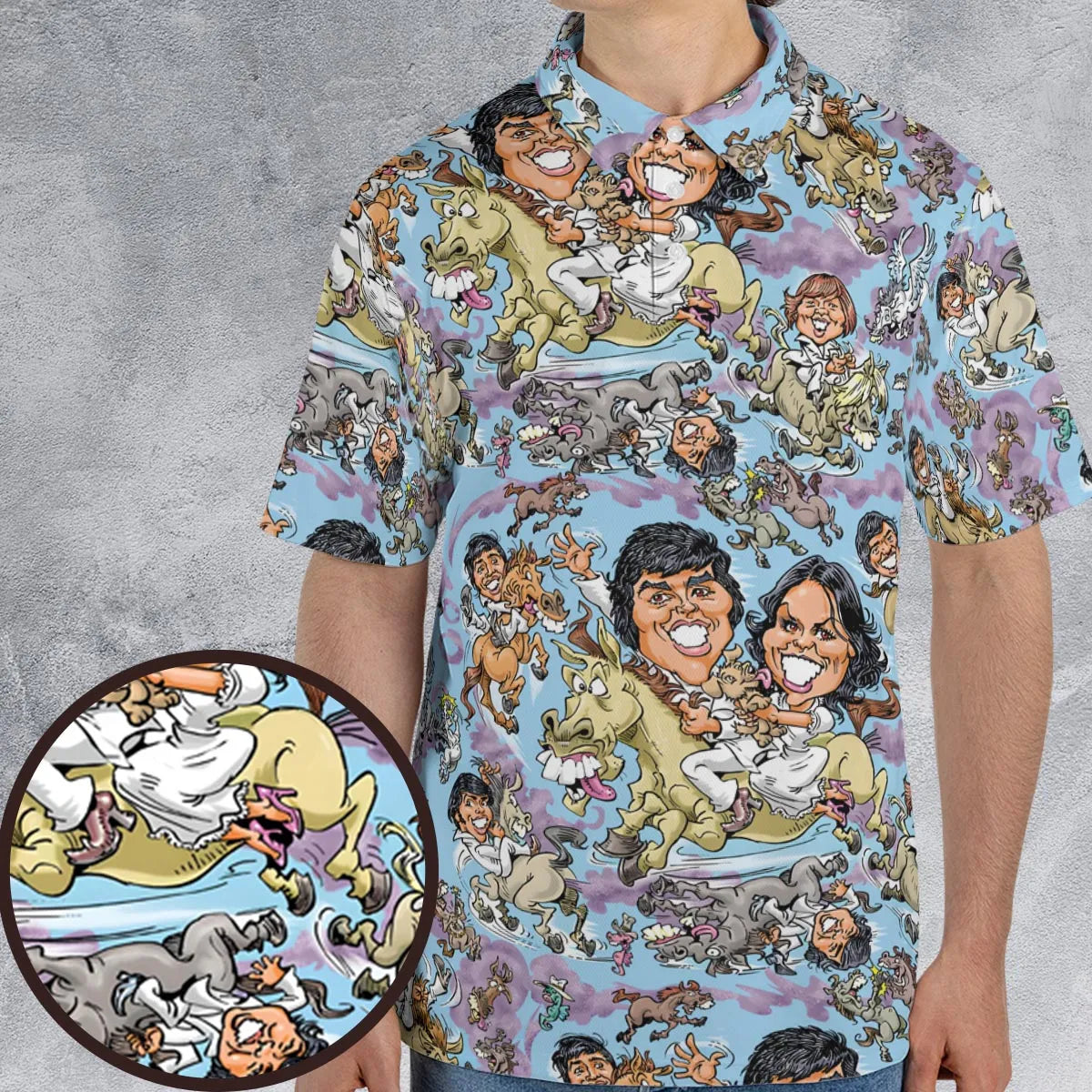 We Want the Osmonds AOP Men/Women Polo Shirt