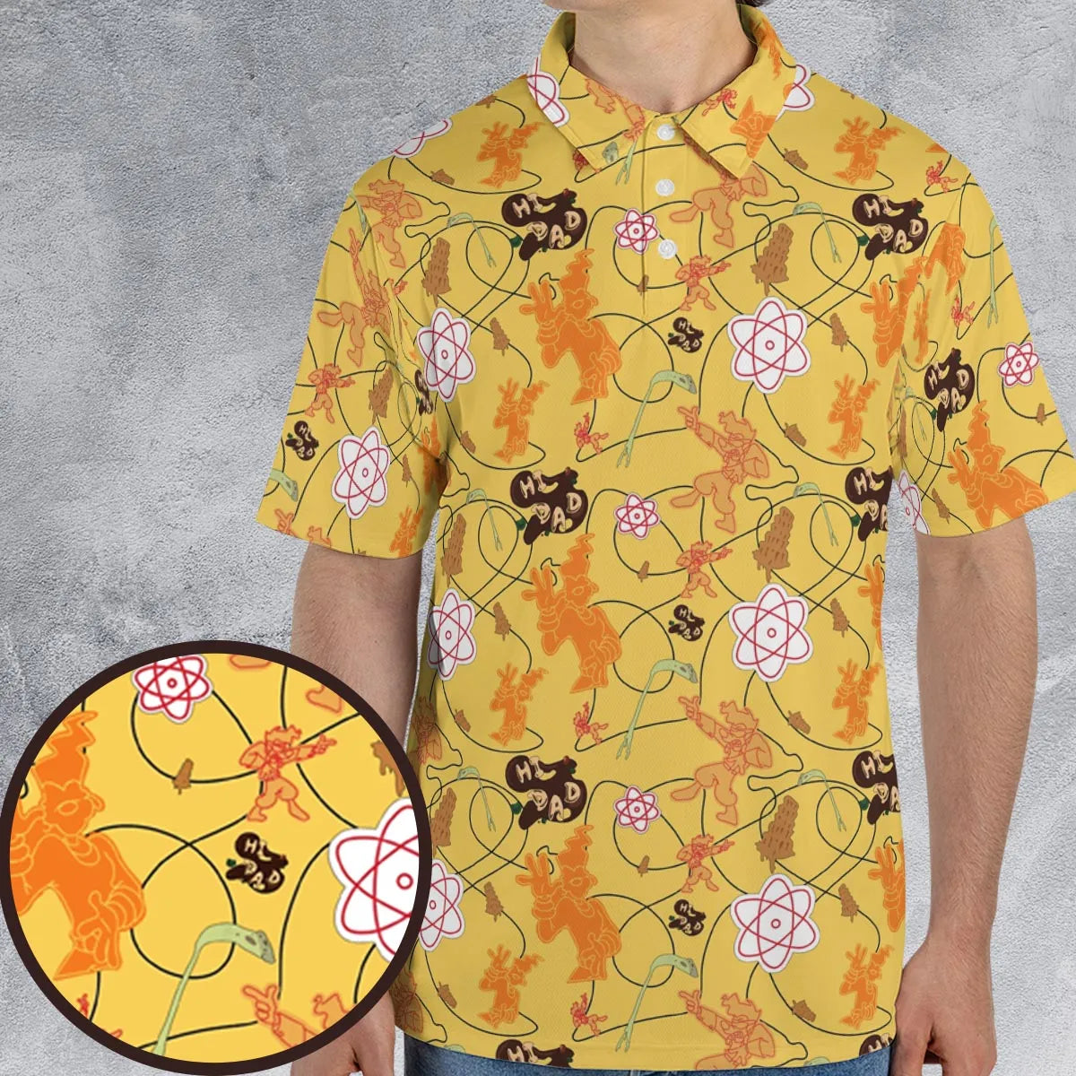 Powerline Concert Goofy AOP Men/Women Polo Shirt