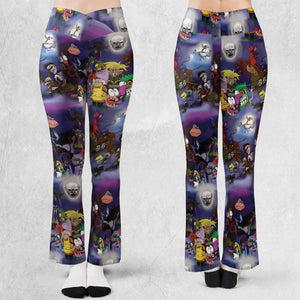 Fearless Courage the Cowardly Dog Flare Leggings