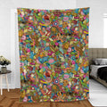 Nostalgia Toys Pop Culture Toys Fleece Blanket