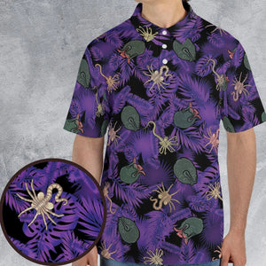 Alien Facehugger Ovomorph AOP Men/Women Polo Shirt