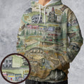 The Goonies Adventure Map All-over Print Hoodie