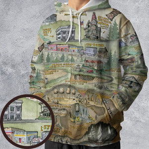The Goonies Adventure Map All-over Print Hoodie
