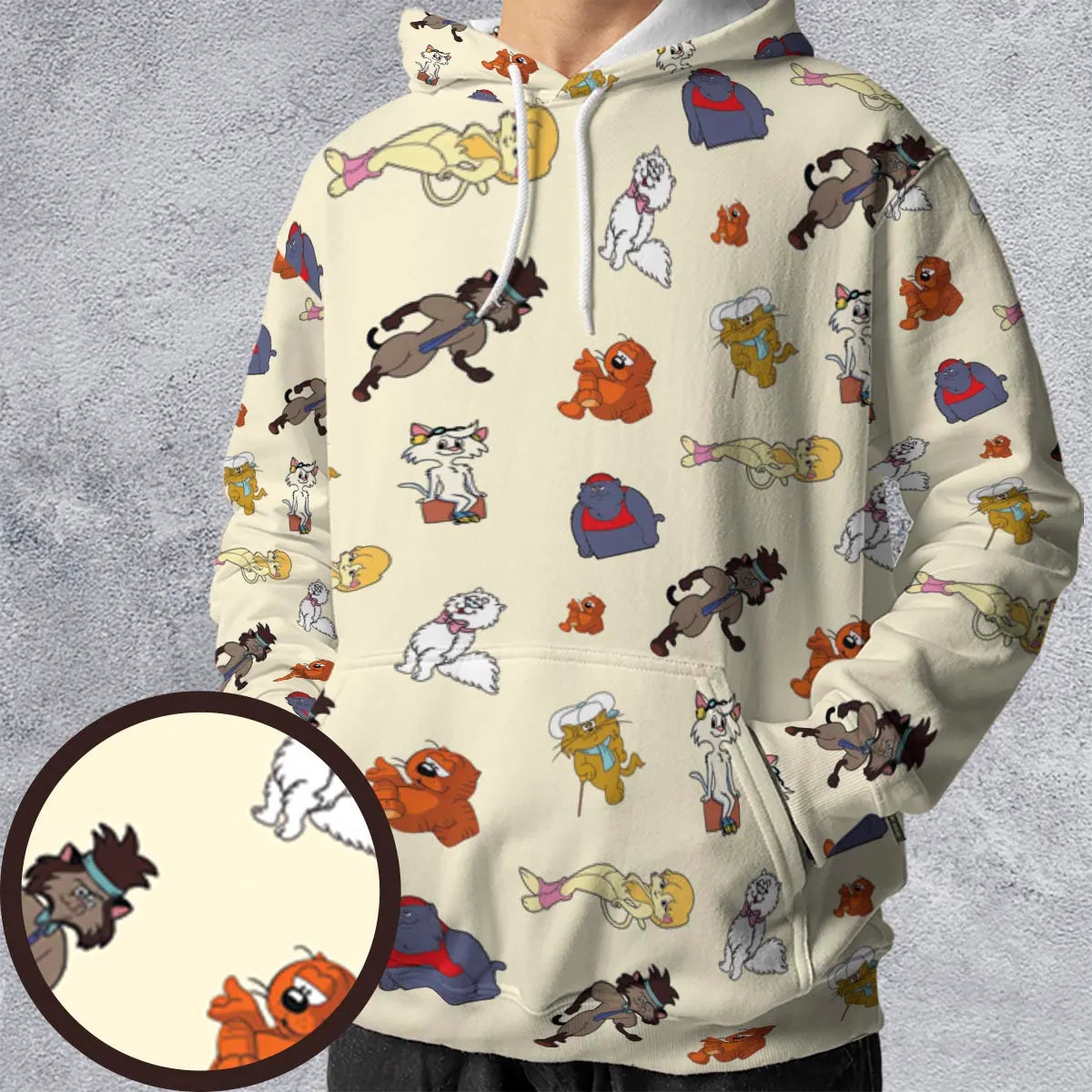 Heathcliff and the Catillac Cats All-over Print Hoodie