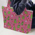 Rugrats Reptar Pattern Large Tote Bag