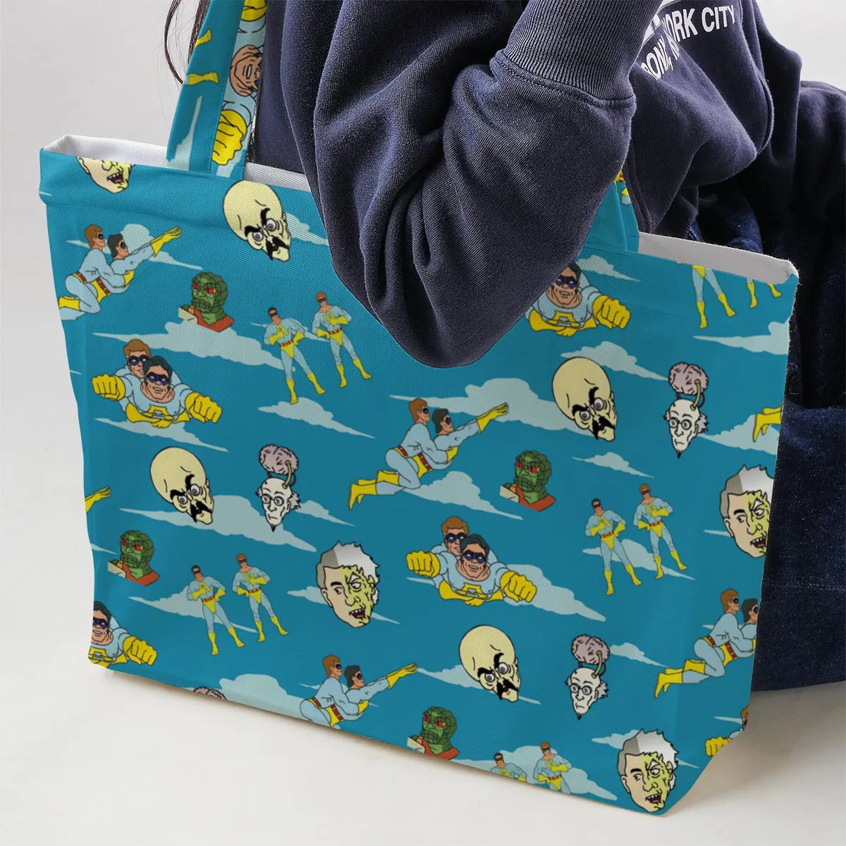 The Ambiguously Gay Duo Characters Patterns Large Tote Bag