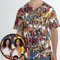 Old Black Sitcom Shows Collage Unisex Baseball Jersey