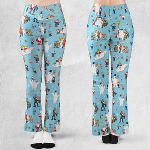 Cast Frosty The Snowman Flare Leggings