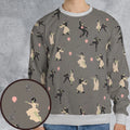 Dirty Dancing Frankenstein and Bride of Frankenstein All-over Print Sweatshirt