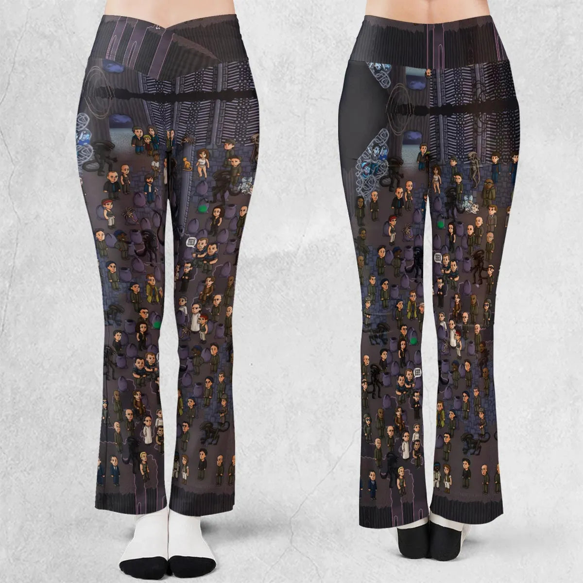 Out of Space Alien Flare Leggings