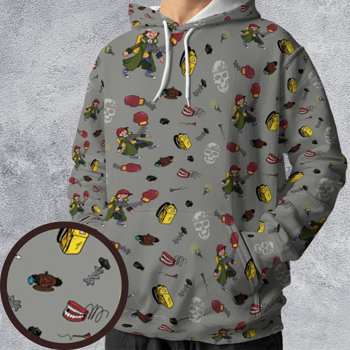 The Goonies Data Invention All-over Print Hoodie