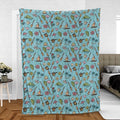 Ocean Vibes Moana Fleece Blanket