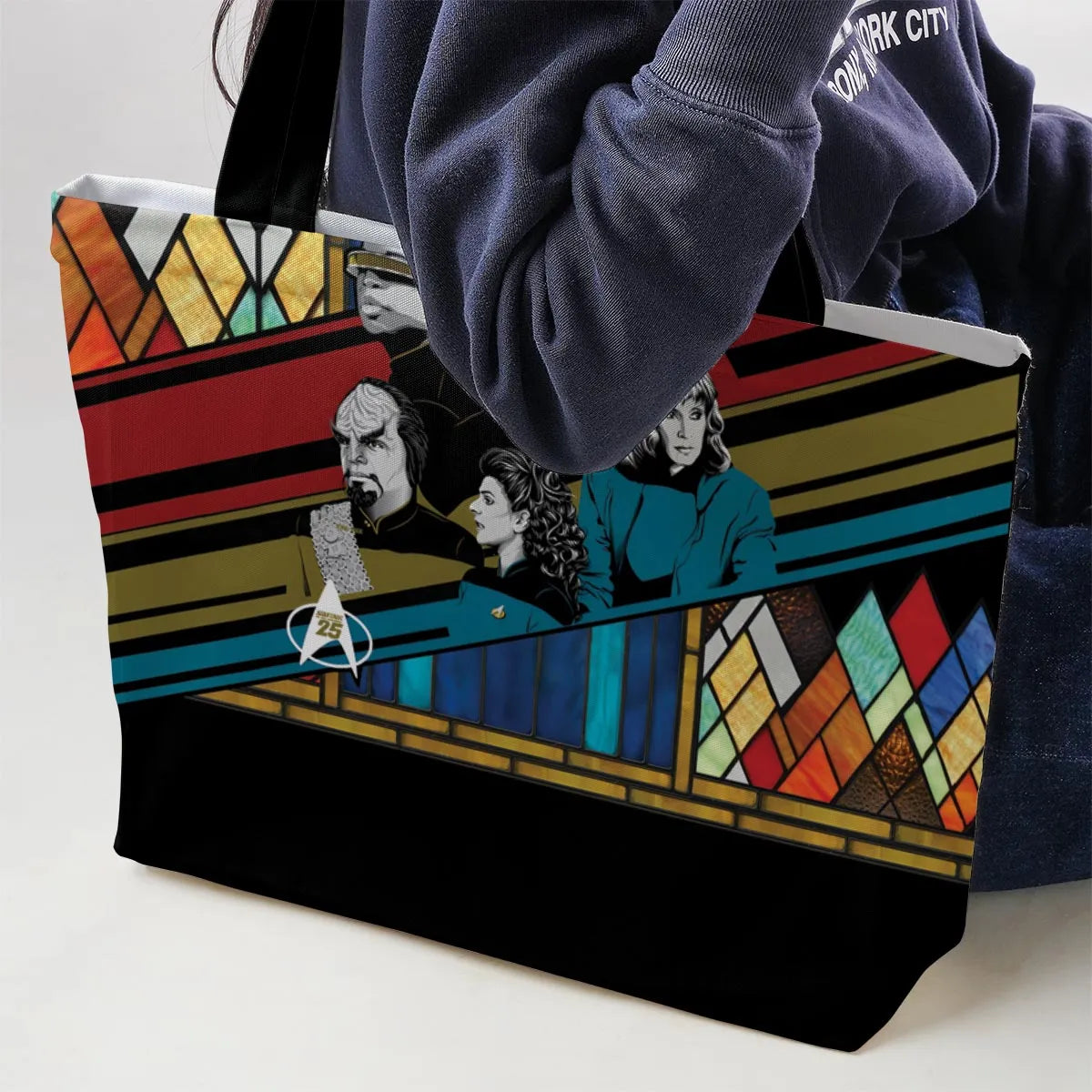 The Next Generation Star Trek Large Tote Bag