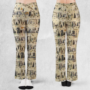 Bayeux Tapestry Monty Python Flare Leggings