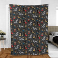 Cute Space Star Trek Fleece Blanket