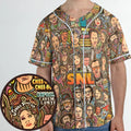 Blues Brothers Waynes World Coneheads SNL Characters Unisex Baseball Jersey