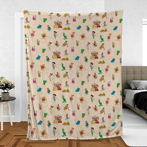 Bedrock The Flintstones Fleece Blanket