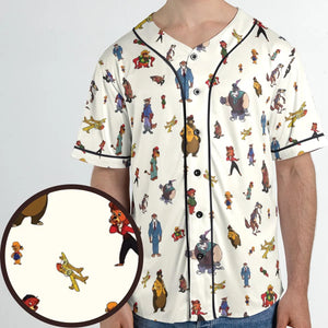 Talespin Characters Unisex Baseball Jersey