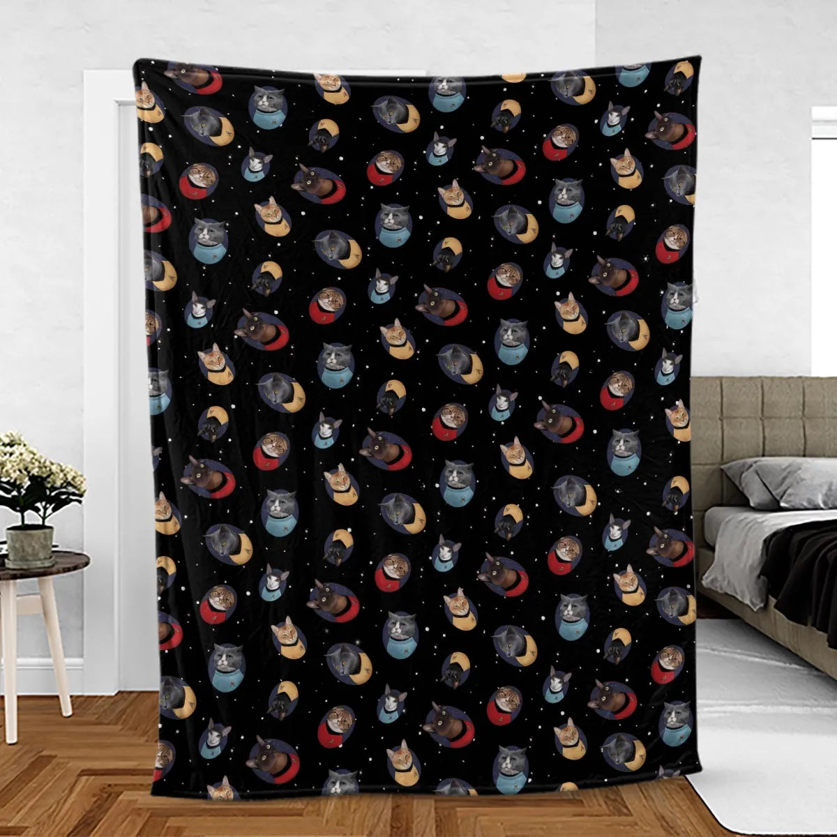 Live Long and Paws-purr Star Trek Fleece Blanket