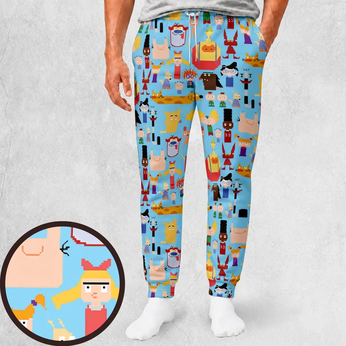 90's Carton Pixel Sweatpants