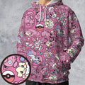 Fairy Pokemon Pattern All-over Print Hoodie