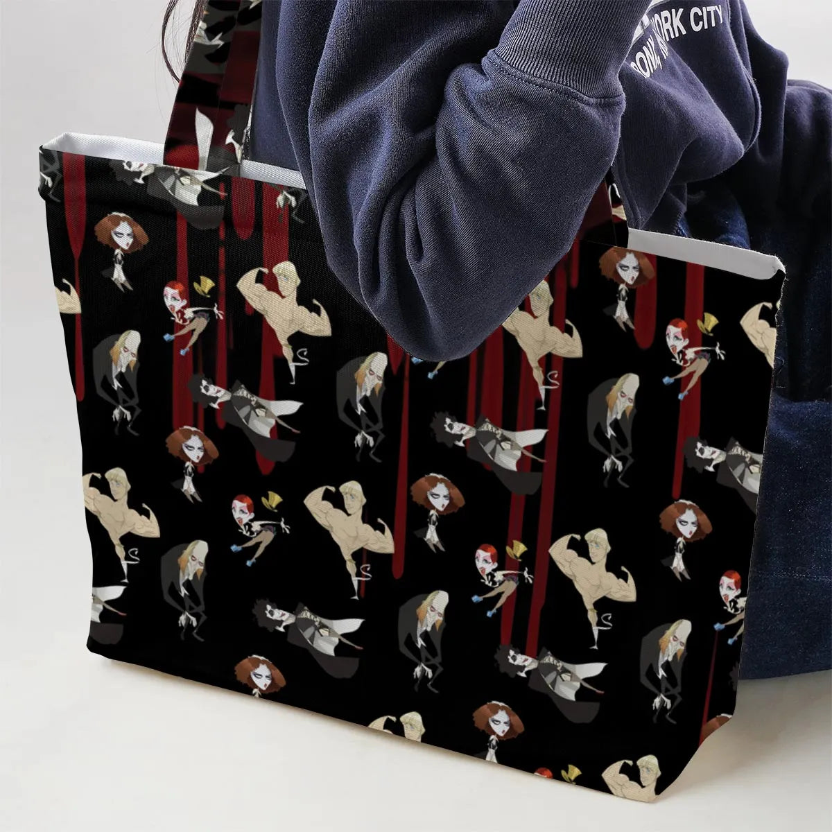 The Rocky Horror Picture Show Characters Large Tote Bag