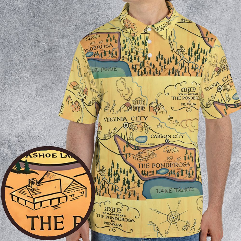 Map of The Ponderosa -  - 1