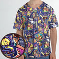 Pooh Bear Halloween Unisex Baseball Jersey