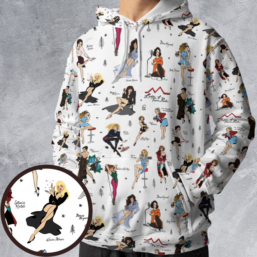 All-over Print Hoodie - 51BPFQHL -  - 1