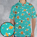 Pixel Rotom Electric Pokemon AOP Men/Women Polo Shirt