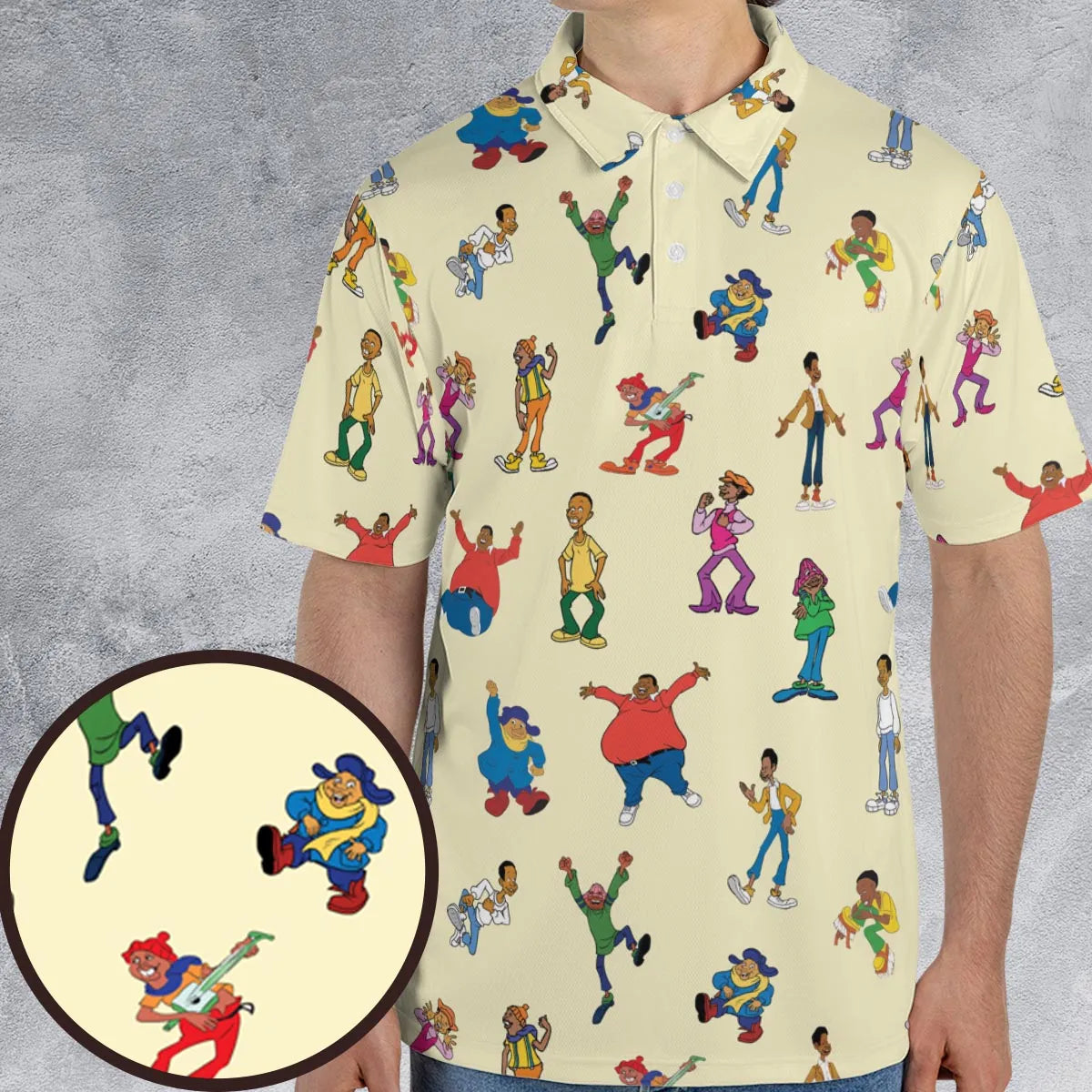 Fat Albert and the Cosby Kids AOP Men/Women Polo Shirt