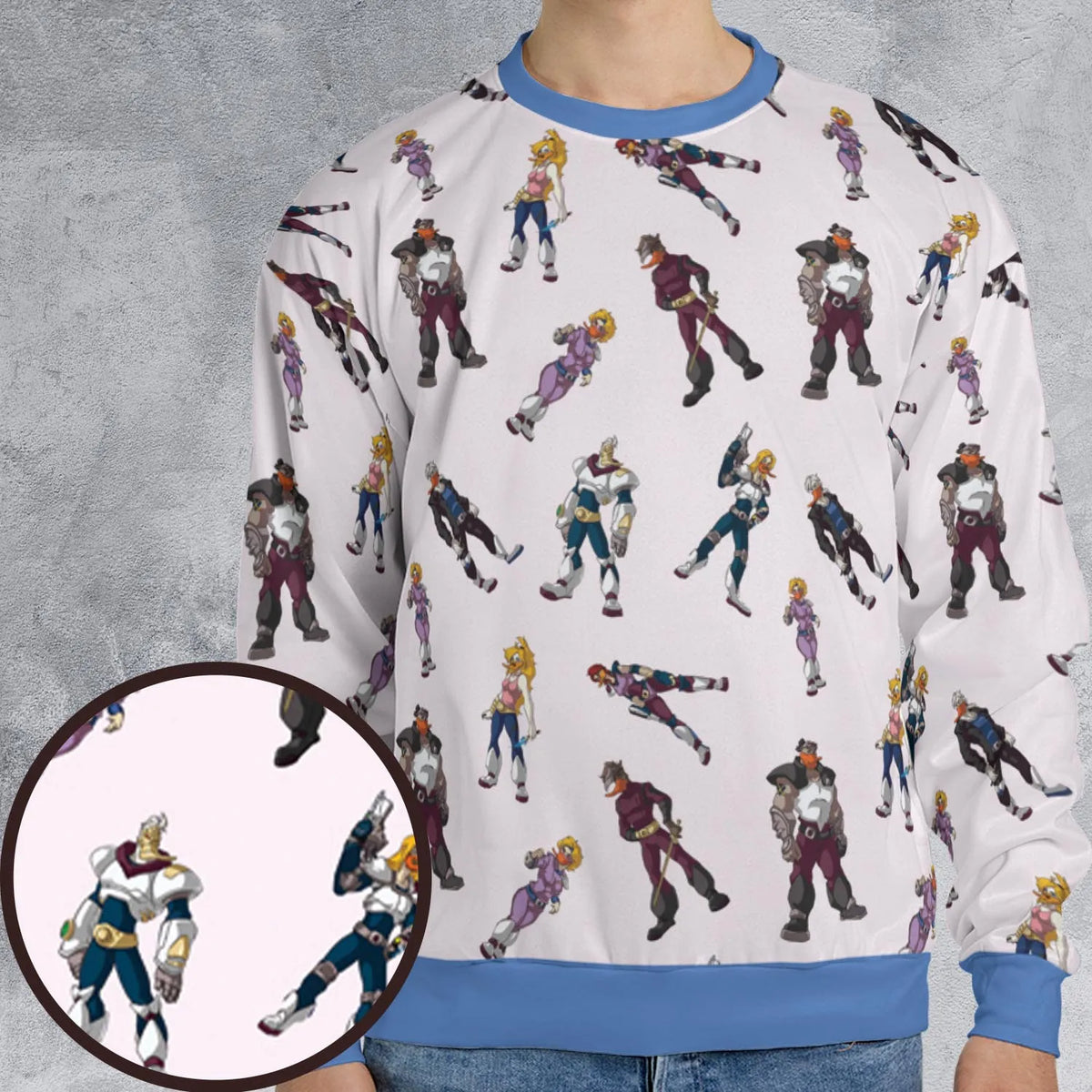 Mighty Ducks The Animated Series Characters All-over Print Sweatshirt