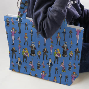 Lost In Space Characters Large Tote Bag