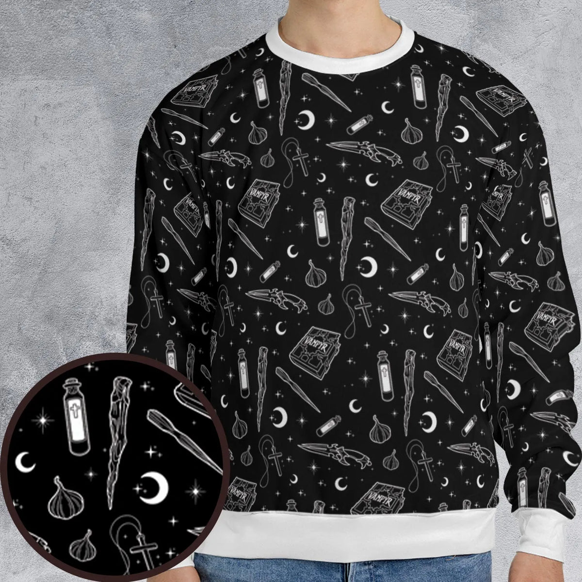 Buffy The Vampire Slayer Items Pattern All-over Print Sweatshirt