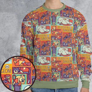 Delicious In Dungeon All-over Print Sweatshirt