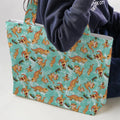 Bearded Dragon Pattern Large Tote Bag