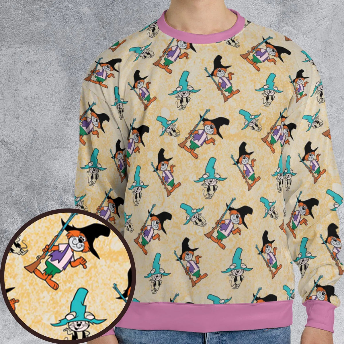 Punkin' Puss & Mushmouse All-over Print Sweatshirt