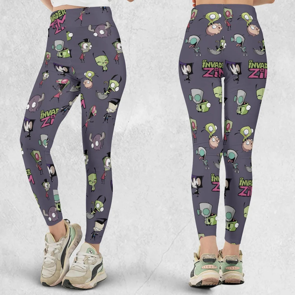 Invader Zim Pattern Legging